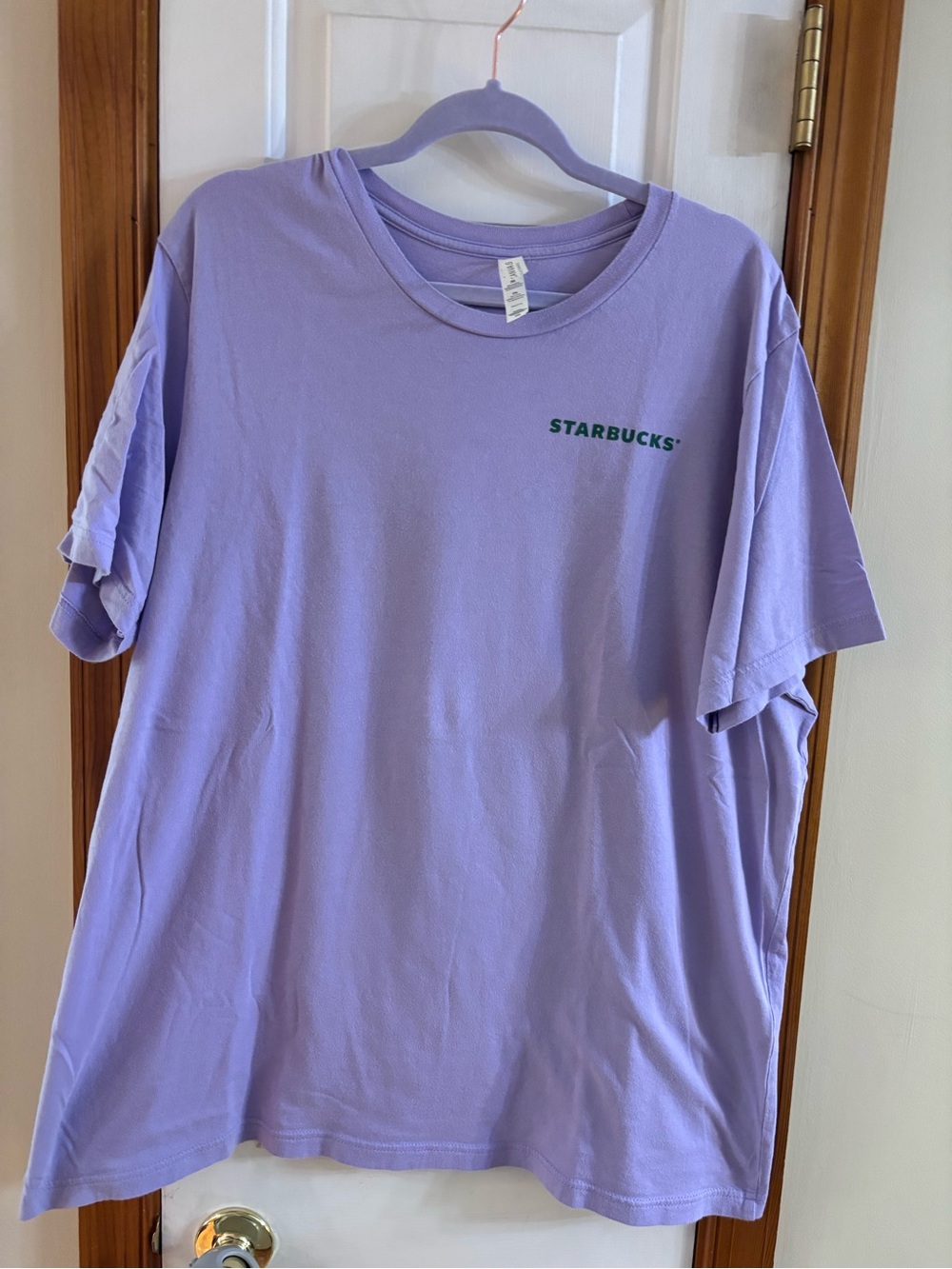 Bella + Canvas Starbucks Lavender Logo Tee Coffeegear 2XL purple spring flower